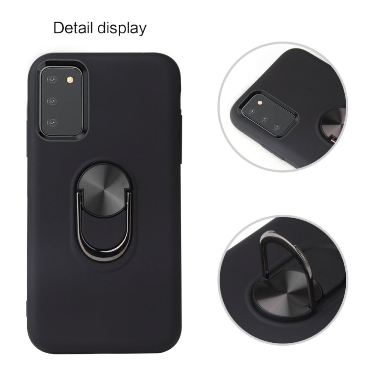 For Samsung Galaxy A03s 164mm 360 Rotary Multifunctional Stent PC+TPU Case with Magnetic Invisible Holder