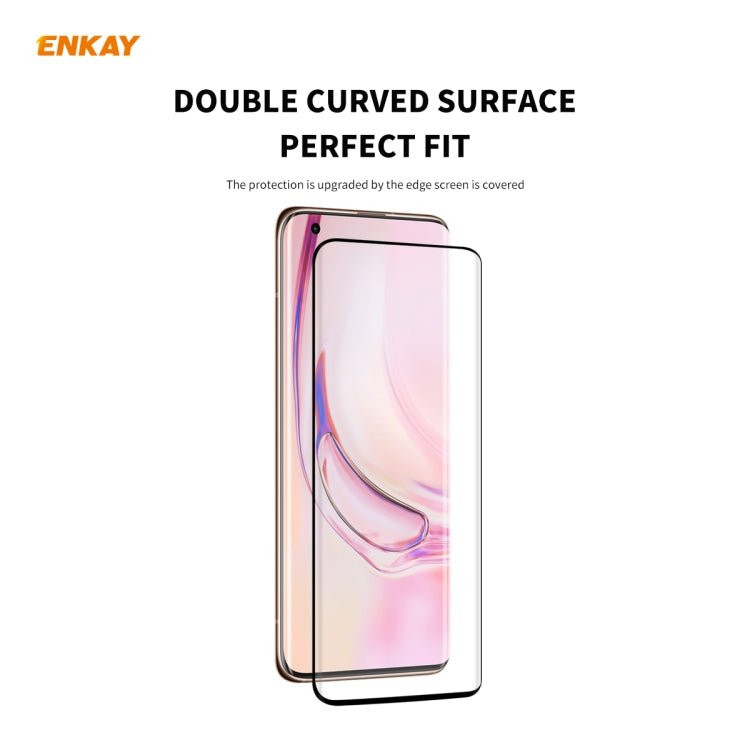 For Xiaomi  10 / 10 Pro ENKAY Hat-Prince 0.26mm 9H 3D Full Glue Explosion-proof Full Screen Curved Heat Bending Tempered Glass Film