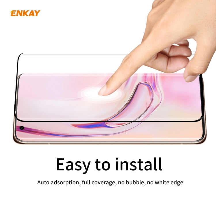 For Xiaomi  10 / 10 Pro ENKAY Hat-Prince 0.26mm 9H 3D Full Glue Explosion-proof Full Screen Curved Heat Bending Tempered Glass Film
