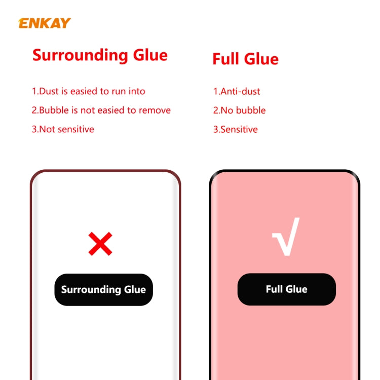 For Samsung Galaxy S20 ENKAY Hat-Prince 0.26mm 9H 3D Full Glue Explosion-proof Full Screen Curved Heat Bending Tempered Glass Film