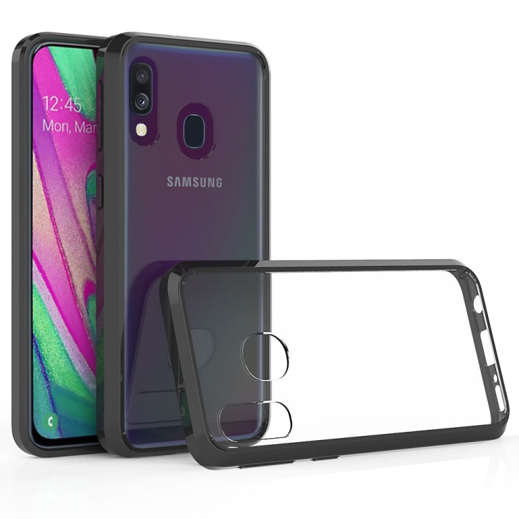 Shockproof Scratchproof TPU + Acrylic Protective Case for Galaxy A40
