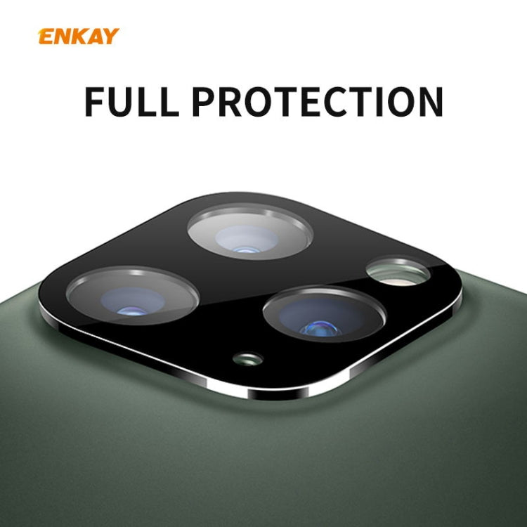 For iPhone 11 Hat-Prince ENKAY Rear Camera Lens Film Aluminium Alloy + PMMA Full Coverage Protector