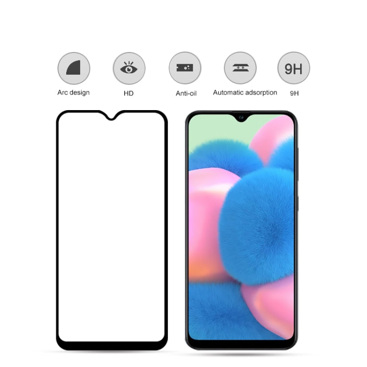 For Samsung Galaxy A31 mocolo 0.33mm 9H 3D Full Glue Curved Full Screen Tempered Glass Film