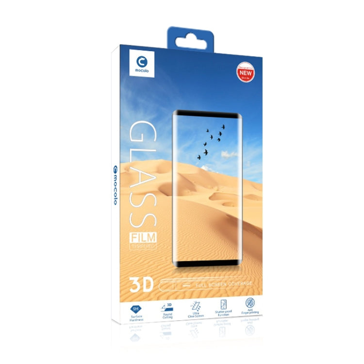 For Samsung Galaxy A31 mocolo 0.33mm 9H 3D Full Glue Curved Full Screen Tempered Glass Film