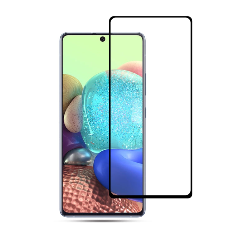 For Samsung Galaxy A71 5G 2 PCS mocolo 0.33mm 9H 2.5D Full Glue Tempered Glass Film