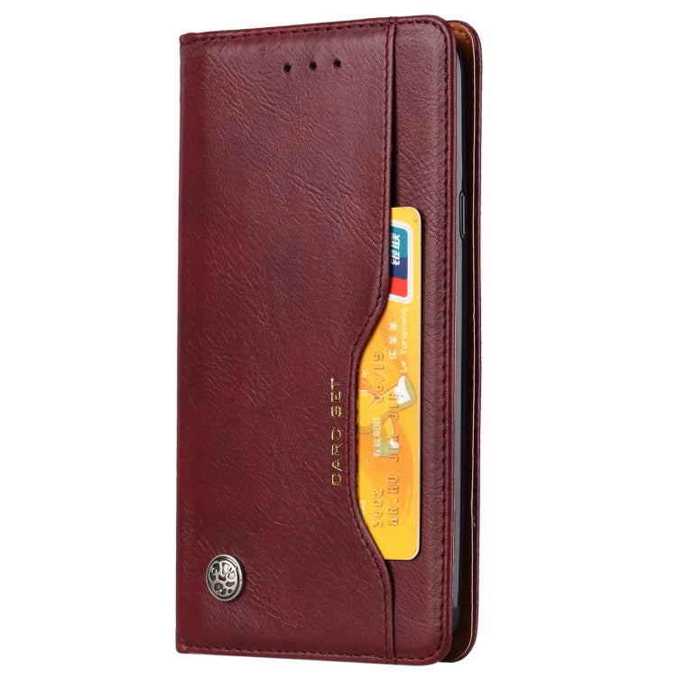 Knead Skin Texture Horizontal Flip Leather Case for Galaxy J7 DUO / J720F, with Photo Frame & Holder & Card Slots & Wallet