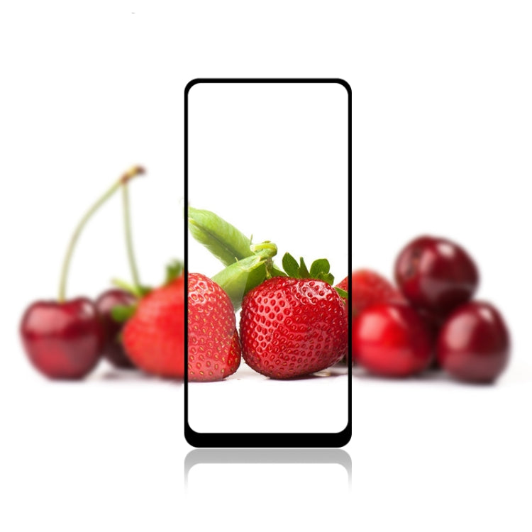 For Samsung Galaxy A21 10 PCS mocolo 0.33mm 9H 2.5D Full Glue Tempered Glass Film