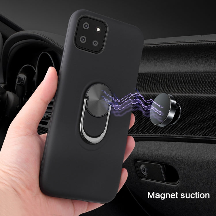 For Samsung Galaxy A22 5G 360 Rotary Multifunctional Stent PC+TPU Case with Magnetic Invisible Holder