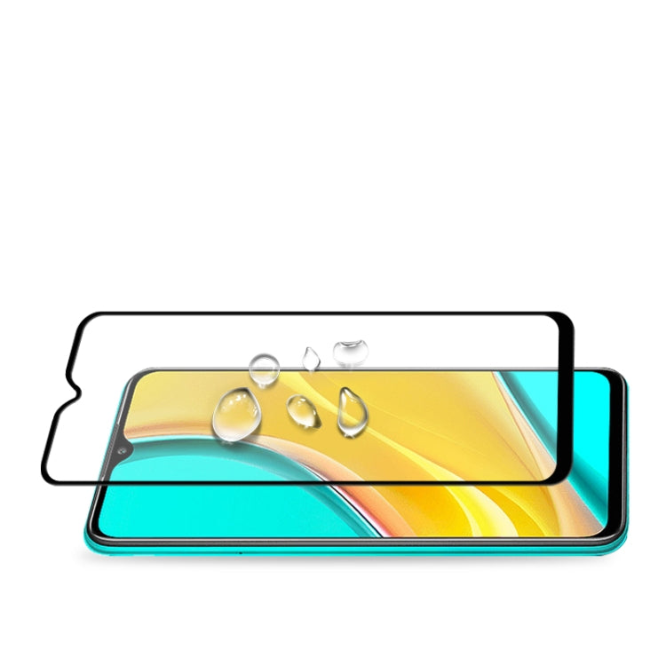For Xiaomi Redmi 9 10 PCS mocolo 0.33mm 9H 2.5D Full Glue Tempered Glass Film