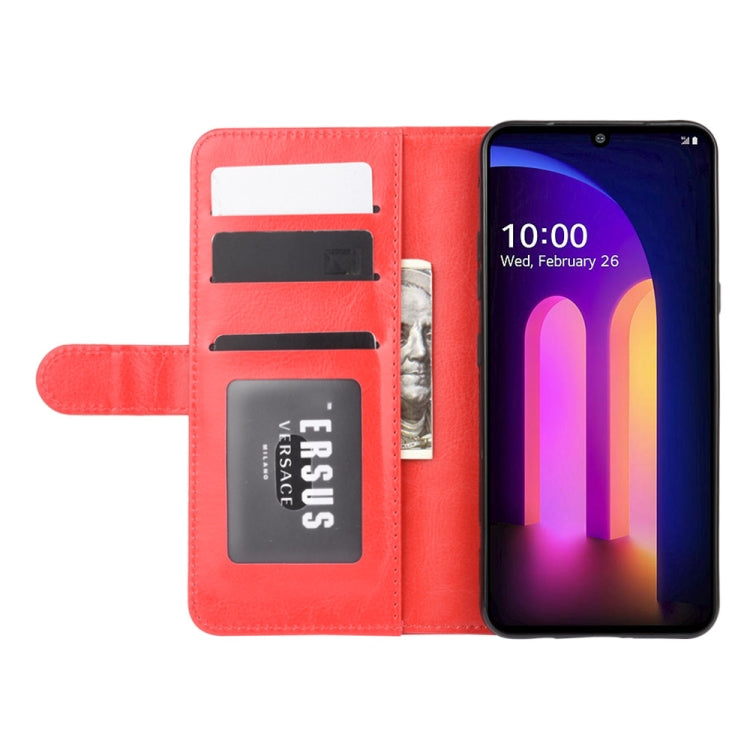 For LG V60 ThinQ 5G R64 Texture Single Horizontal Flip Protective Case with Holder & Card Slots & Wallet& Photo Frame