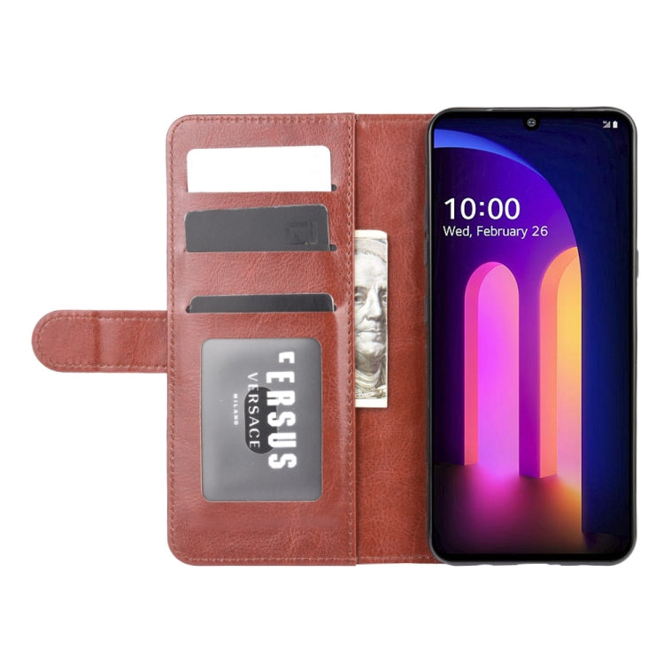 For LG V60 ThinQ 5G R64 Texture Single Horizontal Flip Protective Case with Holder & Card Slots & Wallet& Photo Frame