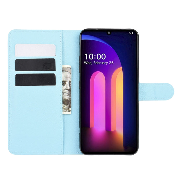 For LG V60 ThinQ 5G Litchi Texture Horizontal Flip Protective Case with Holder & Card Slots & Wallet