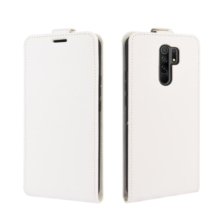 For Xiaomi Redmi 9 R64 Texture Single Vertical Flip Leather Protective Case with Card Slots & Photo Frame