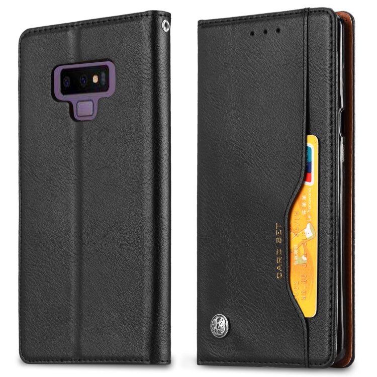 Knead Skin Texture Horizontal Flip Leather Case for Galaxy Note9, with Photo Frame & Holder & Card Slots & Wallet