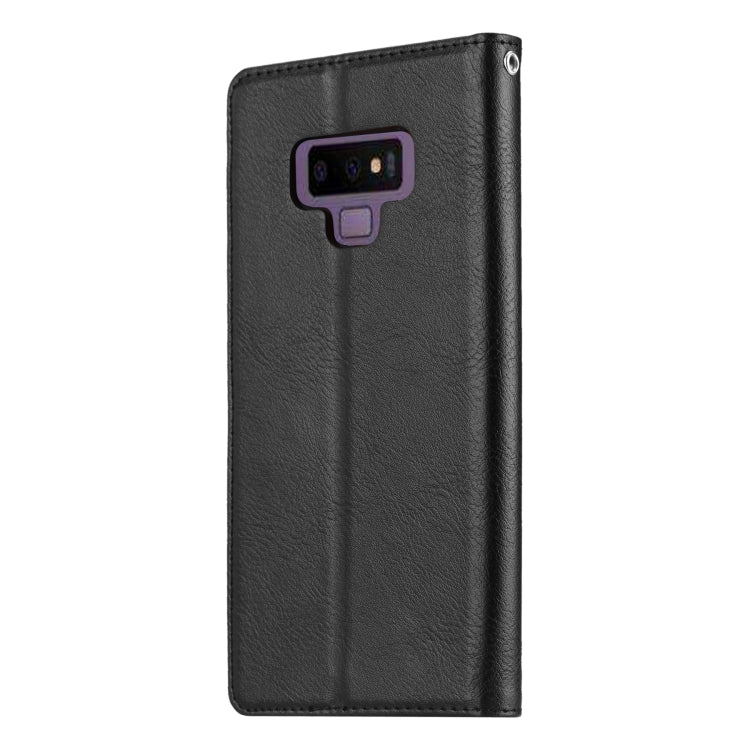 Knead Skin Texture Horizontal Flip Leather Case for Galaxy Note9, with Photo Frame & Holder & Card Slots & Wallet