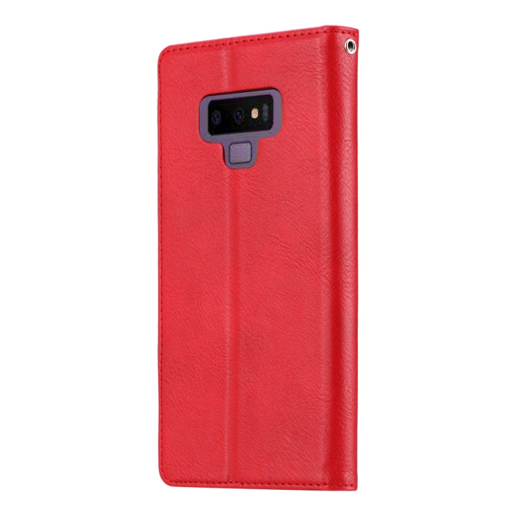 Knead Skin Texture Horizontal Flip Leather Case for Galaxy Note9, with Photo Frame & Holder & Card Slots & Wallet