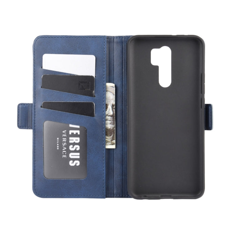 For Xiaomi Redmi 9 Dual-side Magnetic Buckle Horizontal Flip Leather Case with Holder & Card Slots & Wallet