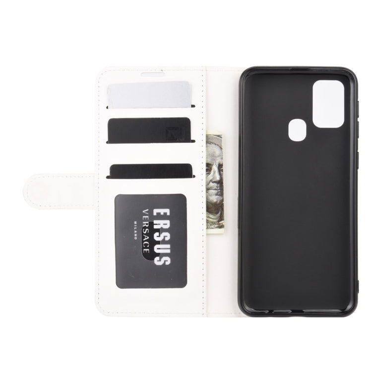 For Samsung Galaxy M31 R64 Texture Single Horizontal Flip Protective Case with Holder & Card Slots & Wallet& Photo Frame