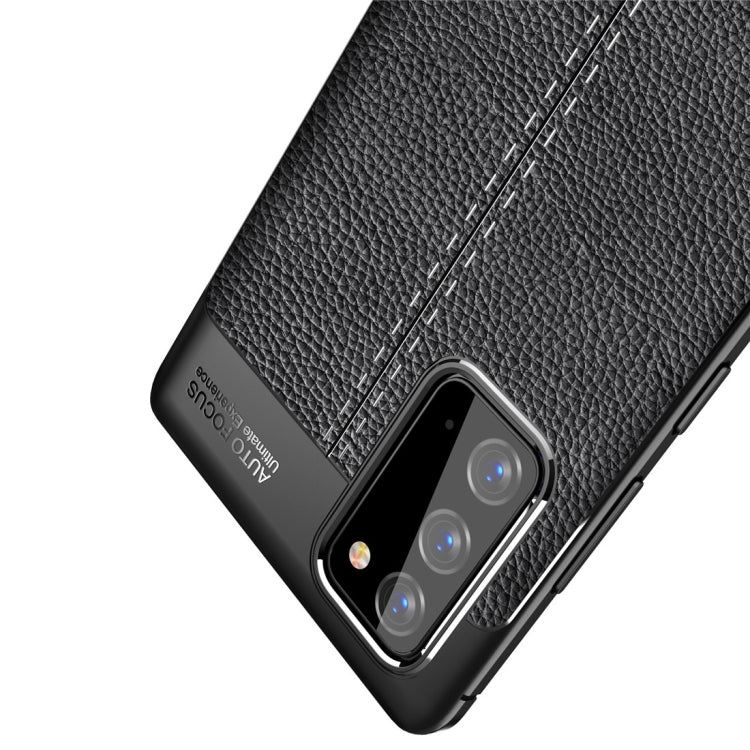 For Samsung Galaxy Note 20 Litchi Texture TPU Shockproof Case