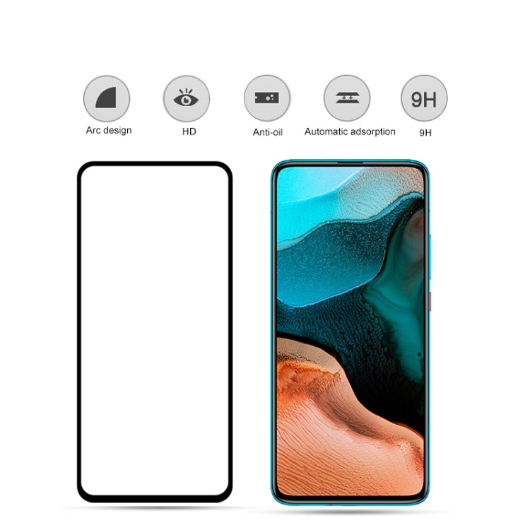 For Xiaomi Redmi K30 Pro mocolo 0.33mm 9H 3D Full Glue Curved Full Screen Tempered Glass Film