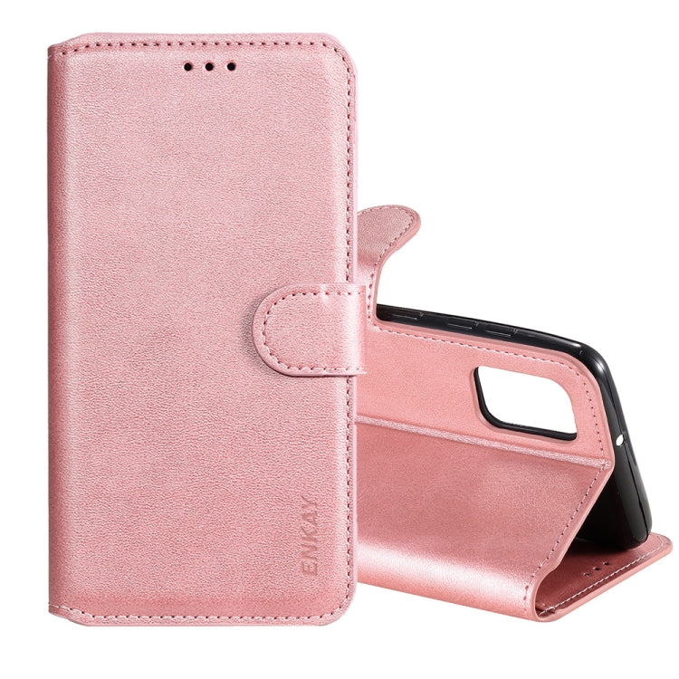 For Samsung Galaxy A31 ENKAY Hat-Prince Horizontal Flip Leather Case with Holder & Card Slots & Wallet