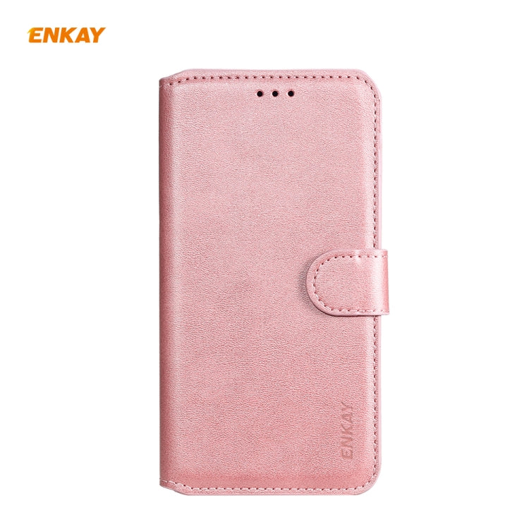 For Samsung Galaxy A31 ENKAY Hat-Prince Horizontal Flip Leather Case with Holder & Card Slots & Wallet