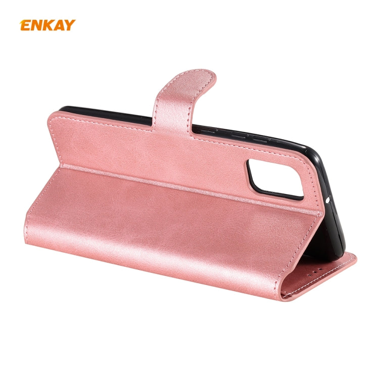 For Samsung Galaxy A31 ENKAY Hat-Prince Horizontal Flip Leather Case with Holder & Card Slots & Wallet