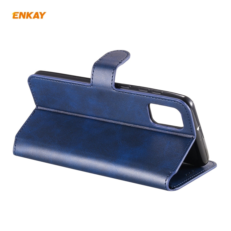 For Samsung Galaxy A31 ENKAY Hat-Prince Horizontal Flip Leather Case with Holder & Card Slots & Wallet