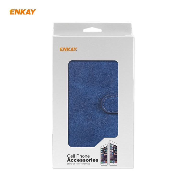 For Samsung Galaxy A31 ENKAY Hat-Prince Horizontal Flip Leather Case with Holder & Card Slots & Wallet