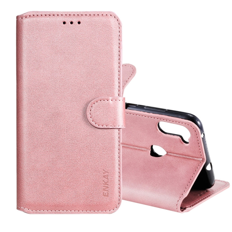 For Samsung Galaxy M11 ENKAY Hat-Prince Horizontal Flip Leather Case with Holder & Card Slots & Wallet