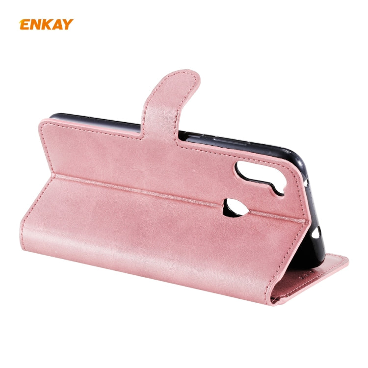 For Samsung Galaxy M11 ENKAY Hat-Prince Horizontal Flip Leather Case with Holder & Card Slots & Wallet