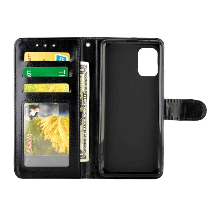 For Samsung Galaxy A51 5G Crazy Horse Texture Leather Horizontal Flip Protective Case with Holder & Card Slots & Wallet & Photo Frame