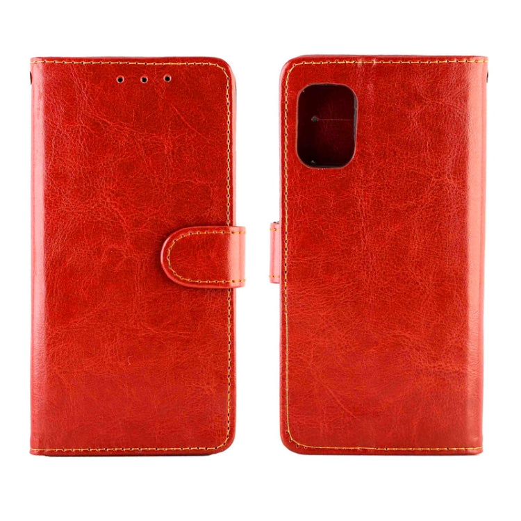 For Samsung Galaxy A51 5G Crazy Horse Texture Leather Horizontal Flip Protective Case with Holder & Card Slots & Wallet & Photo Frame