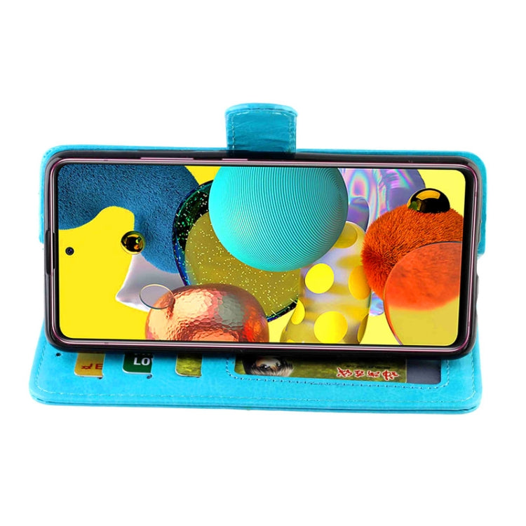 For Samsung Galaxy A51 5G Crazy Horse Texture Leather Horizontal Flip Protective Case with Holder & Card Slots & Wallet & Photo Frame