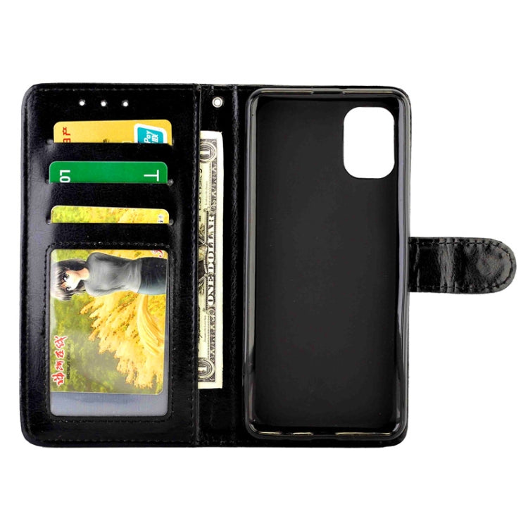 For Samsung Galaxy A31 Crazy Horse Texture Leather Horizontal Flip Protective Case with Holder & Card Slots & Wallet & Photo Frame
