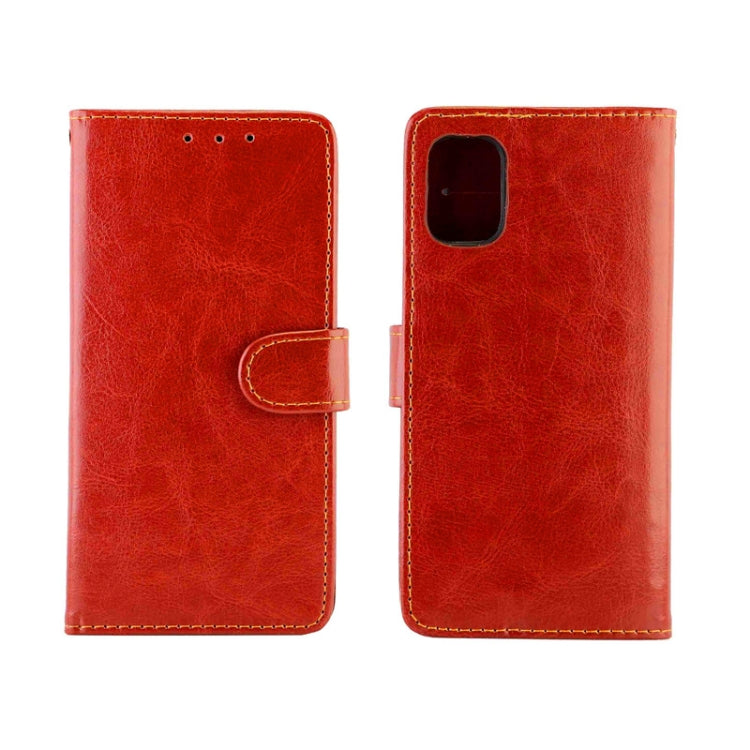 For Samsung Galaxy A31 Crazy Horse Texture Leather Horizontal Flip Protective Case with Holder & Card Slots & Wallet & Photo Frame