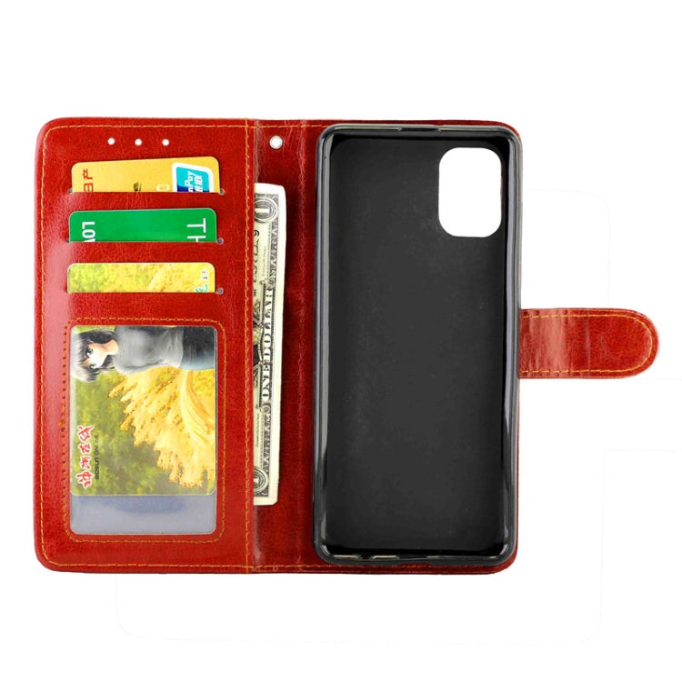 For Samsung Galaxy A31 Crazy Horse Texture Leather Horizontal Flip Protective Case with Holder & Card Slots & Wallet & Photo Frame