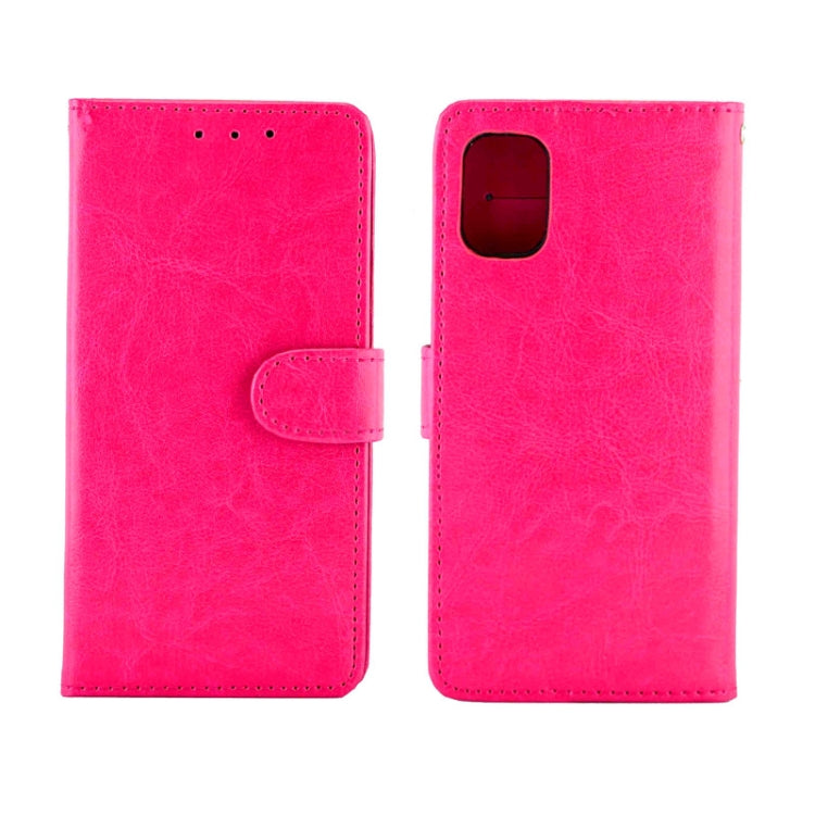 For Samsung Galaxy A31 Crazy Horse Texture Leather Horizontal Flip Protective Case with Holder & Card Slots & Wallet & Photo Frame