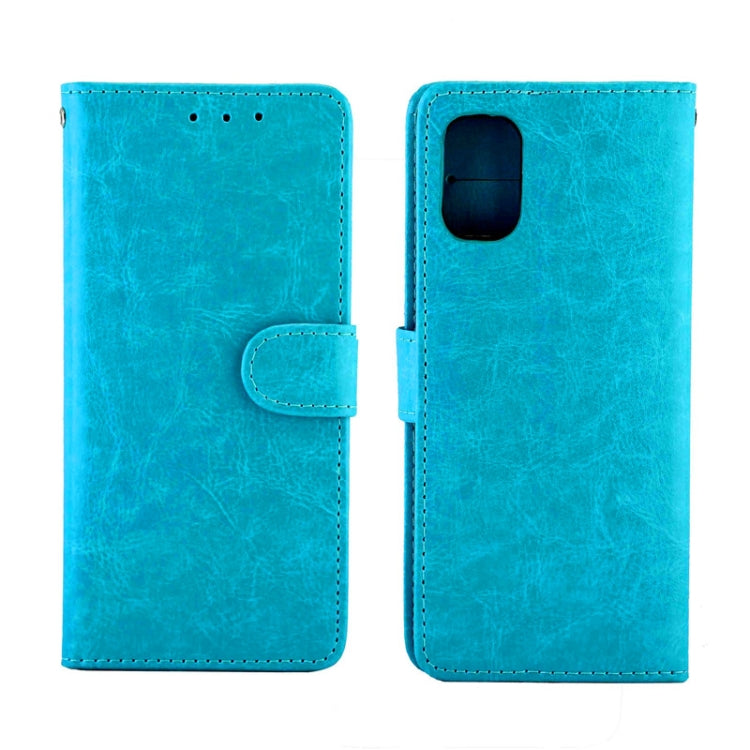 For Samsung Galaxy A31 Crazy Horse Texture Leather Horizontal Flip Protective Case with Holder & Card Slots & Wallet & Photo Frame