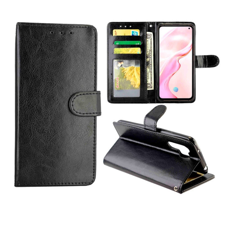 For Vivo X30 / X30 Pro Crazy Horse Texture Leather Horizontal Flip Protective Case with Holder & Card Slots & Wallet & Photo Frame