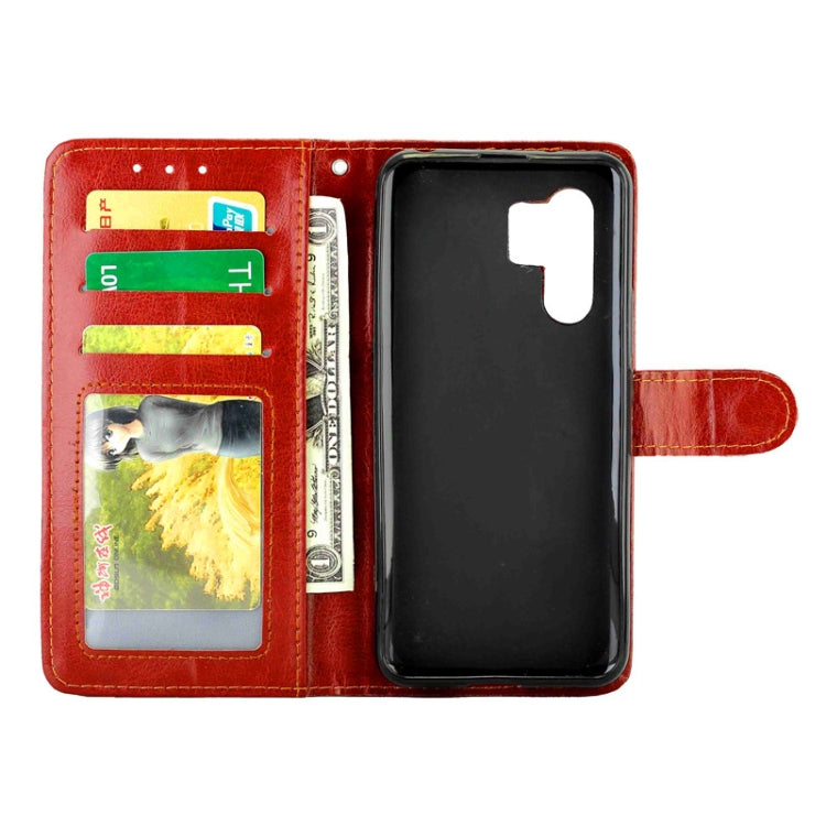 For Vivo X30 / X30 Pro Crazy Horse Texture Leather Horizontal Flip Protective Case with Holder & Card Slots & Wallet & Photo Frame