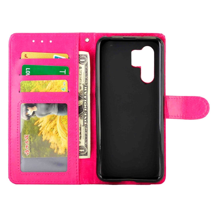 For Vivo X30 / X30 Pro Crazy Horse Texture Leather Horizontal Flip Protective Case with Holder & Card Slots & Wallet & Photo Frame