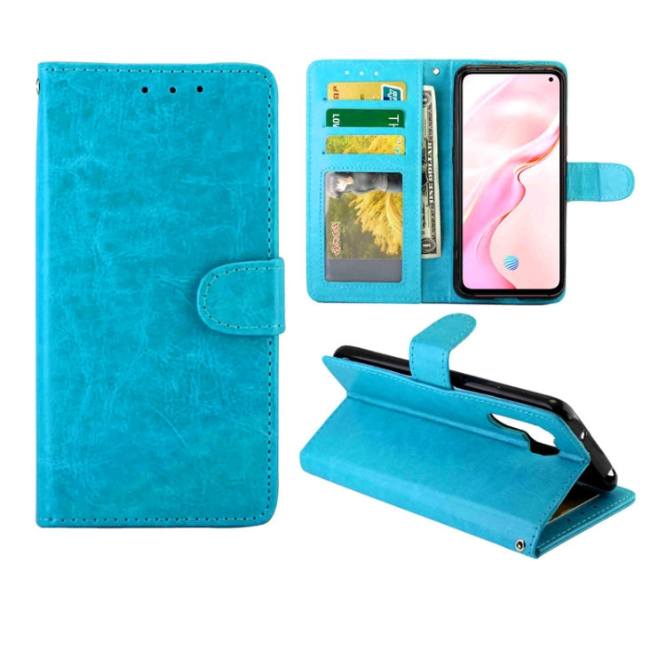 For Vivo X30 / X30 Pro Crazy Horse Texture Leather Horizontal Flip Protective Case with Holder & Card Slots & Wallet & Photo Frame