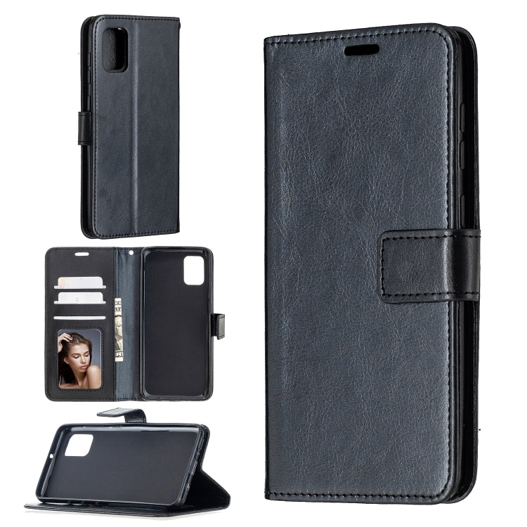 For Samsung Galaxy A31 Crazy Horse Texture Horizontal Flip Leather Case with Holder & Card Slots & Wallet & Photo Frame