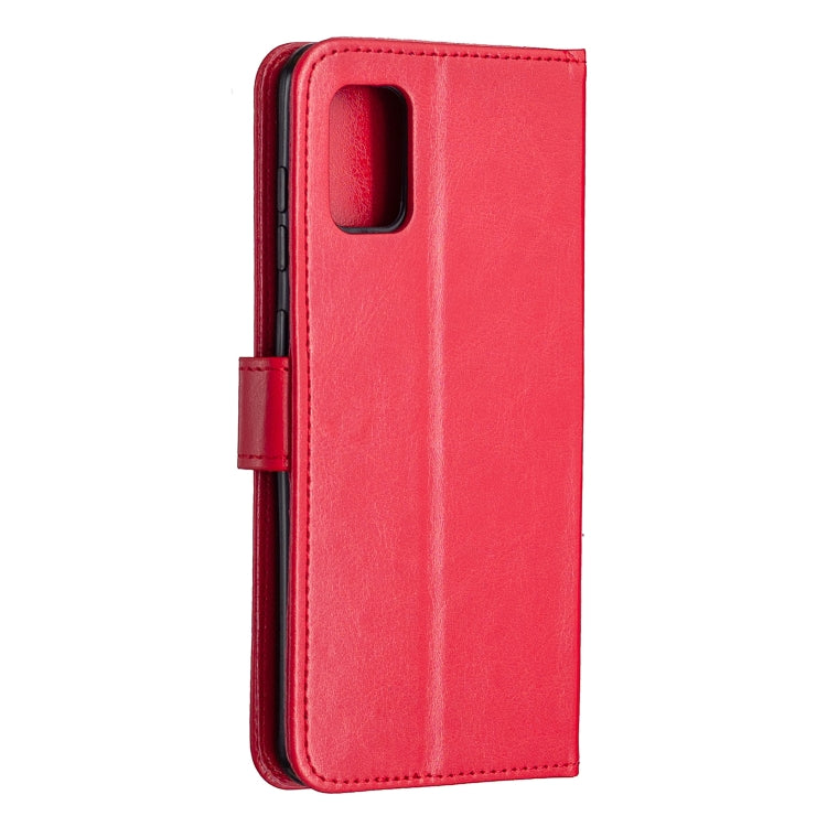 For Samsung Galaxy A31 Crazy Horse Texture Horizontal Flip Leather Case with Holder & Card Slots & Wallet & Photo Frame