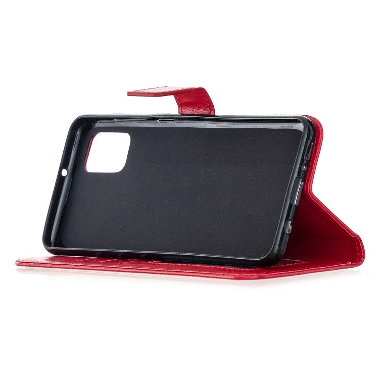 For Samsung Galaxy A31 Crazy Horse Texture Horizontal Flip Leather Case with Holder & Card Slots & Wallet & Photo Frame