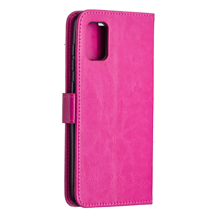For Samsung Galaxy A31 Crazy Horse Texture Horizontal Flip Leather Case with Holder & Card Slots & Wallet & Photo Frame