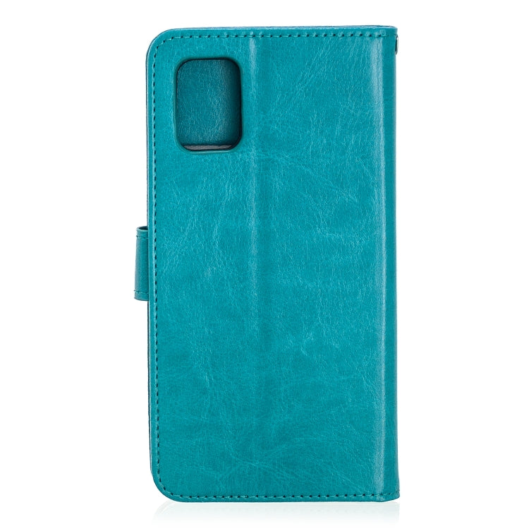 For Samsung Galaxy A31 Crazy Horse Texture Horizontal Flip Leather Case with Holder & Card Slots & Wallet & Photo Frame