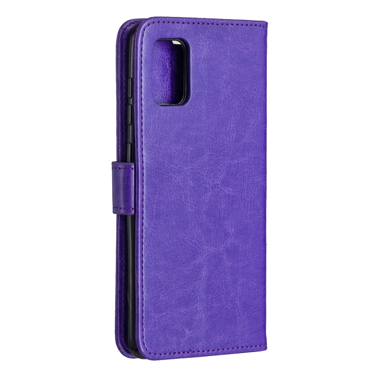For Samsung Galaxy A31 Crazy Horse Texture Horizontal Flip Leather Case with Holder & Card Slots & Wallet & Photo Frame