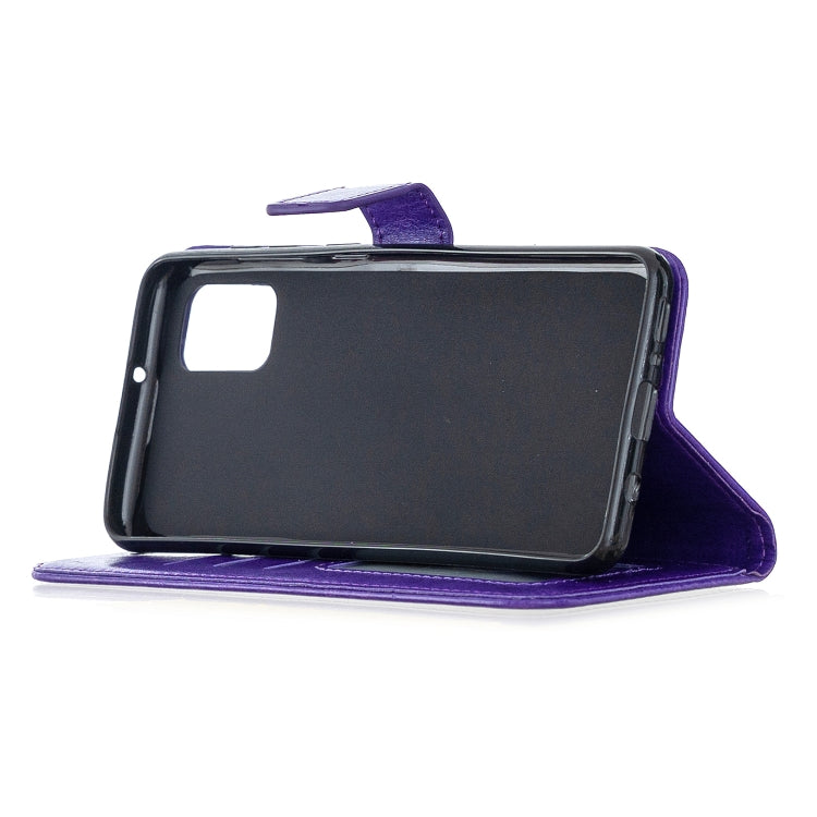 For Samsung Galaxy A31 Crazy Horse Texture Horizontal Flip Leather Case with Holder & Card Slots & Wallet & Photo Frame